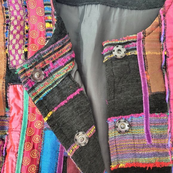 Art To Wear Modern Patchwork Jacket Choices - Picture 6 of 6